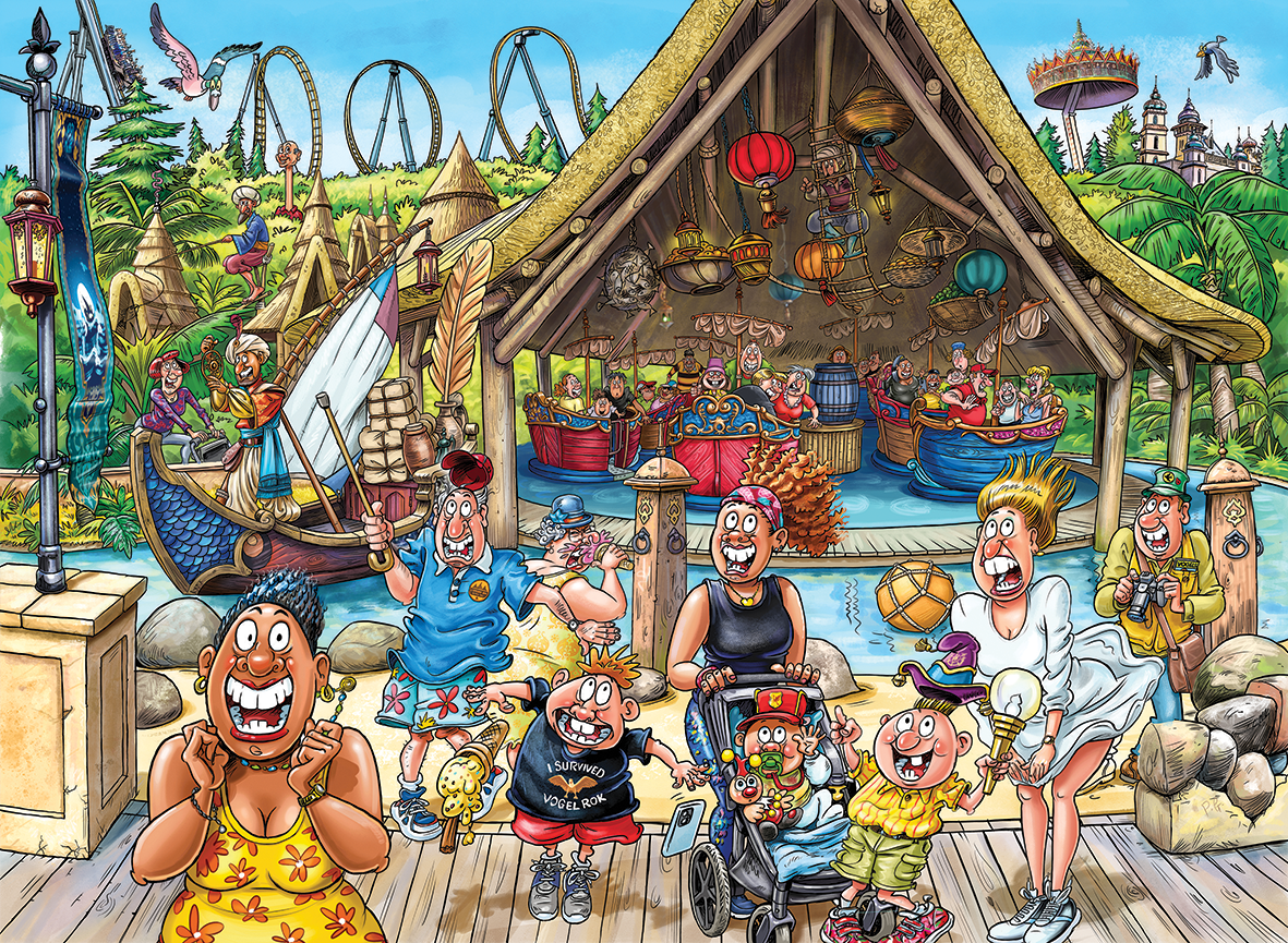 Wasgij Original Efteling - Le monde de Sinbad ! (1000 pièces)