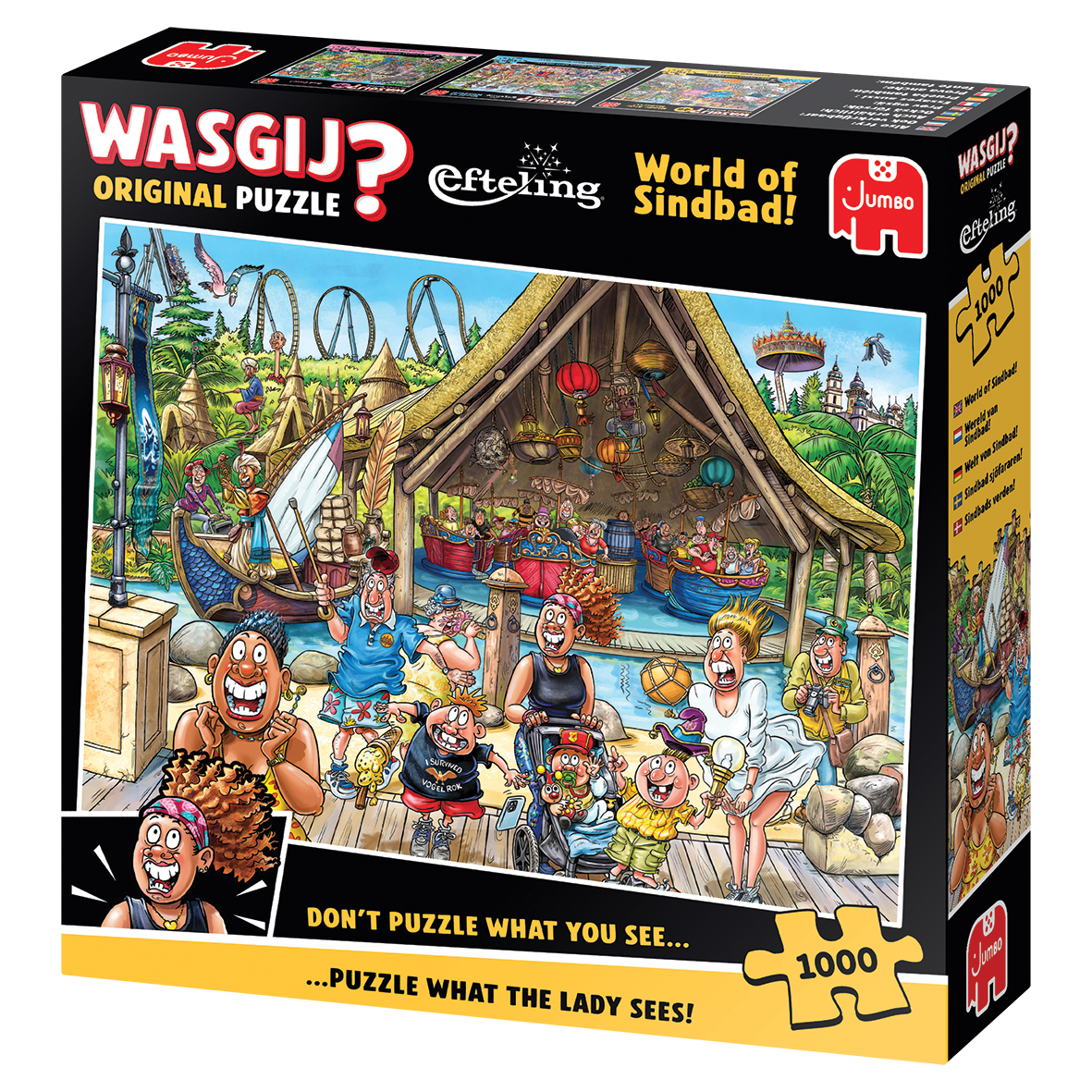 Wasgij Original Efteling - Le monde de Sinbad ! (1000 pièces)