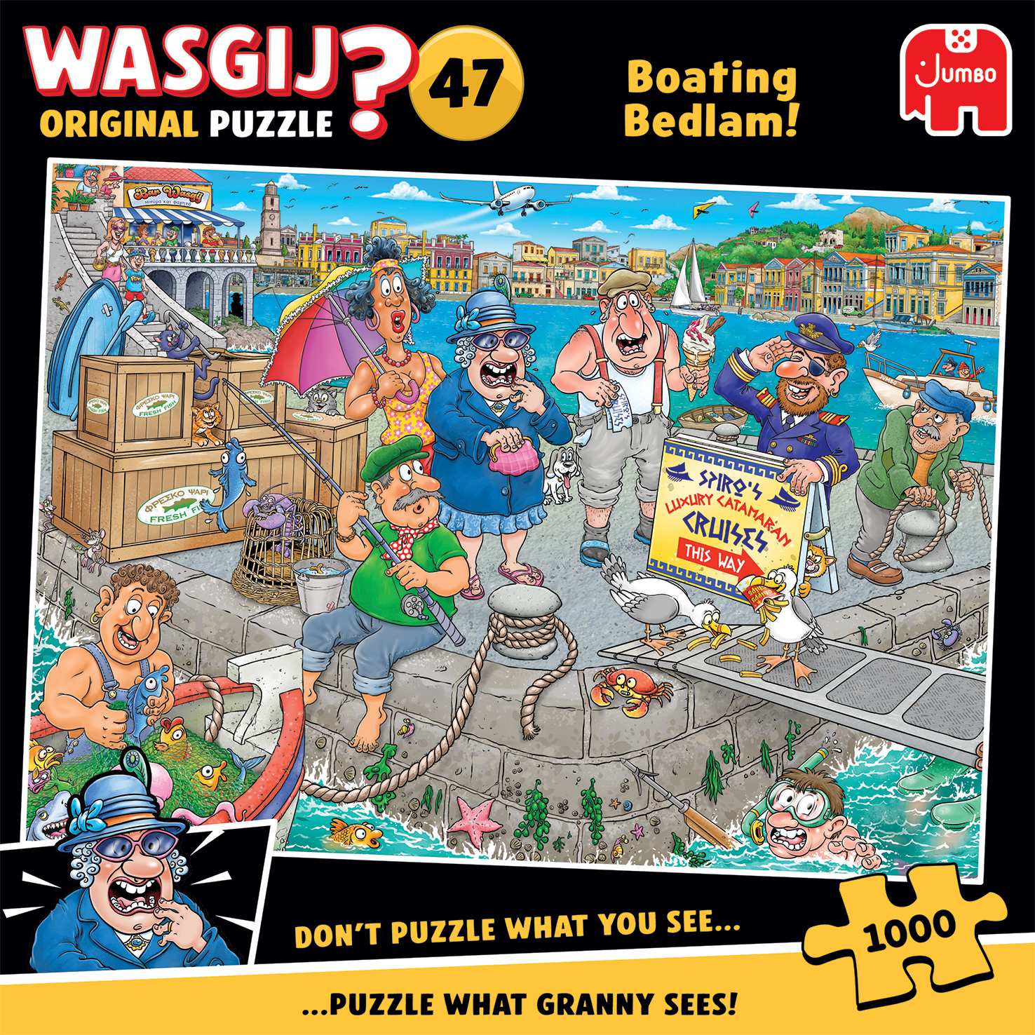 Wasgij Original 47 - Le Radeau à la Dérive ! (1000 pièces)