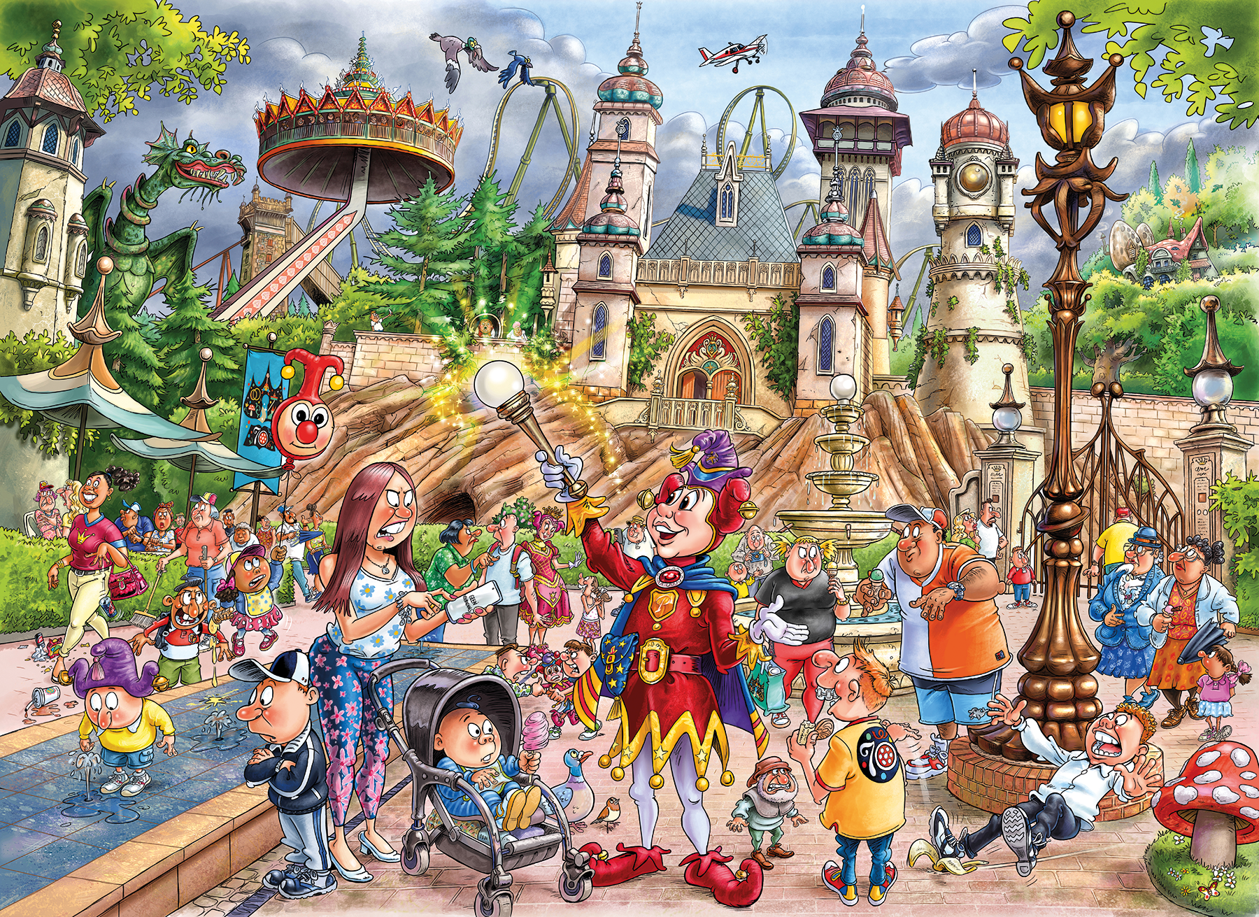 Wasgij Mystery Efteling - l’Univers enchanté (1000 pièces)