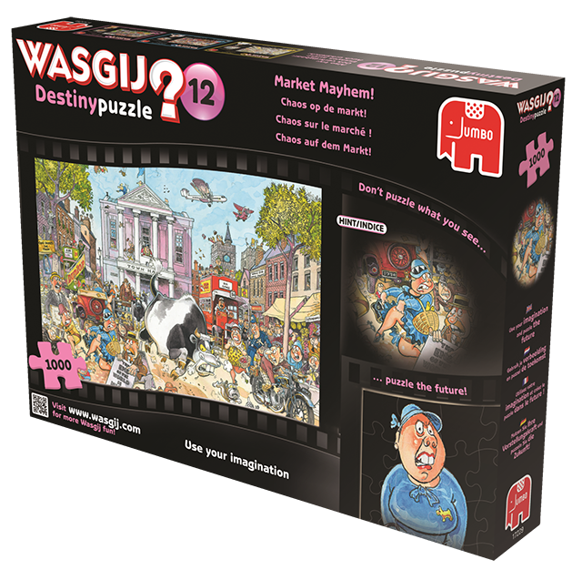 Wasgij Destiny 12 - Chaos auf dem Markt! (1000 Teile)