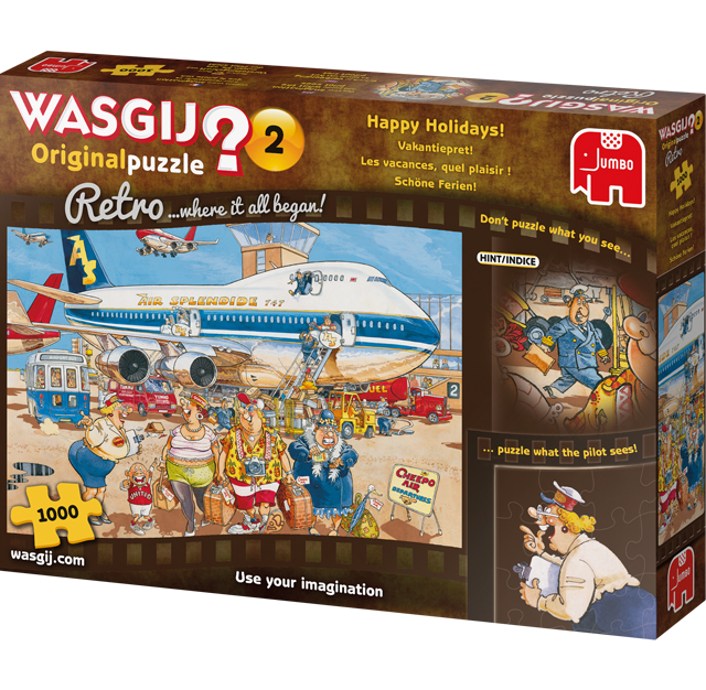 Wasgij Retro Original 2 - Happy Holidays! (1000 pieces) Wasgij Retro Original 2 - Happy Holidays! (1000 pieces)