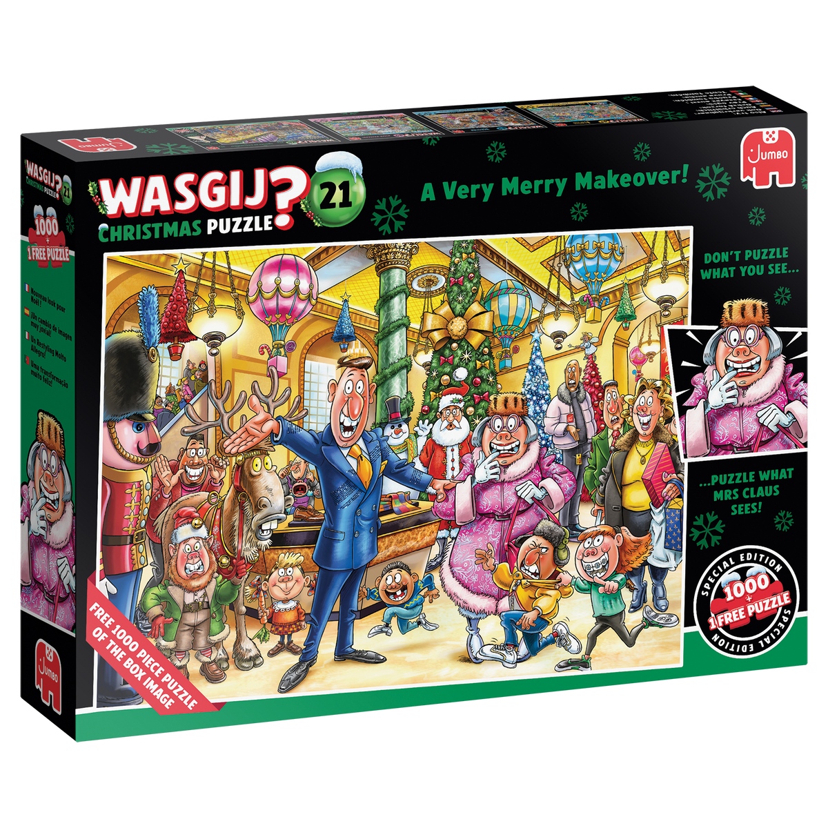 Puzzle Wasgij Christmas - Calendrier de l'Avent - Les rênes sont lâchées ! – Les Dés masKés Puzzle Wasgij Christmas - Calendrier de l'Avent - Les rênes sont lâchées ! – Les Dés masKés