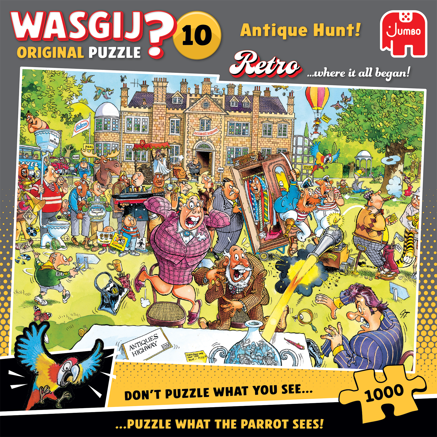 Wasgij Retro Original 10 - La chasse aux antiquités ! (1000 pièces)