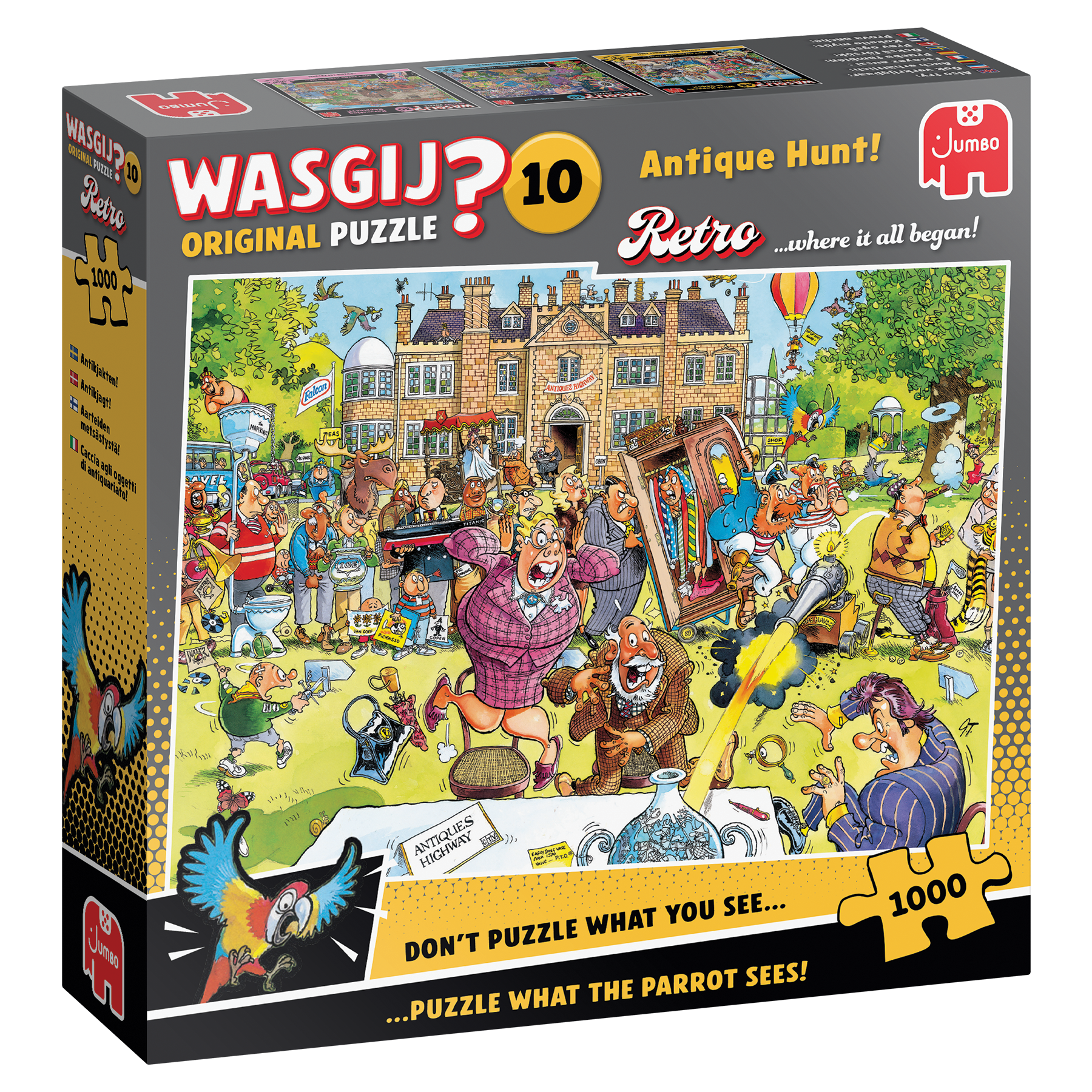 Wasgij Retro Original 10 - La chasse aux antiquités ! (1000 pièces)