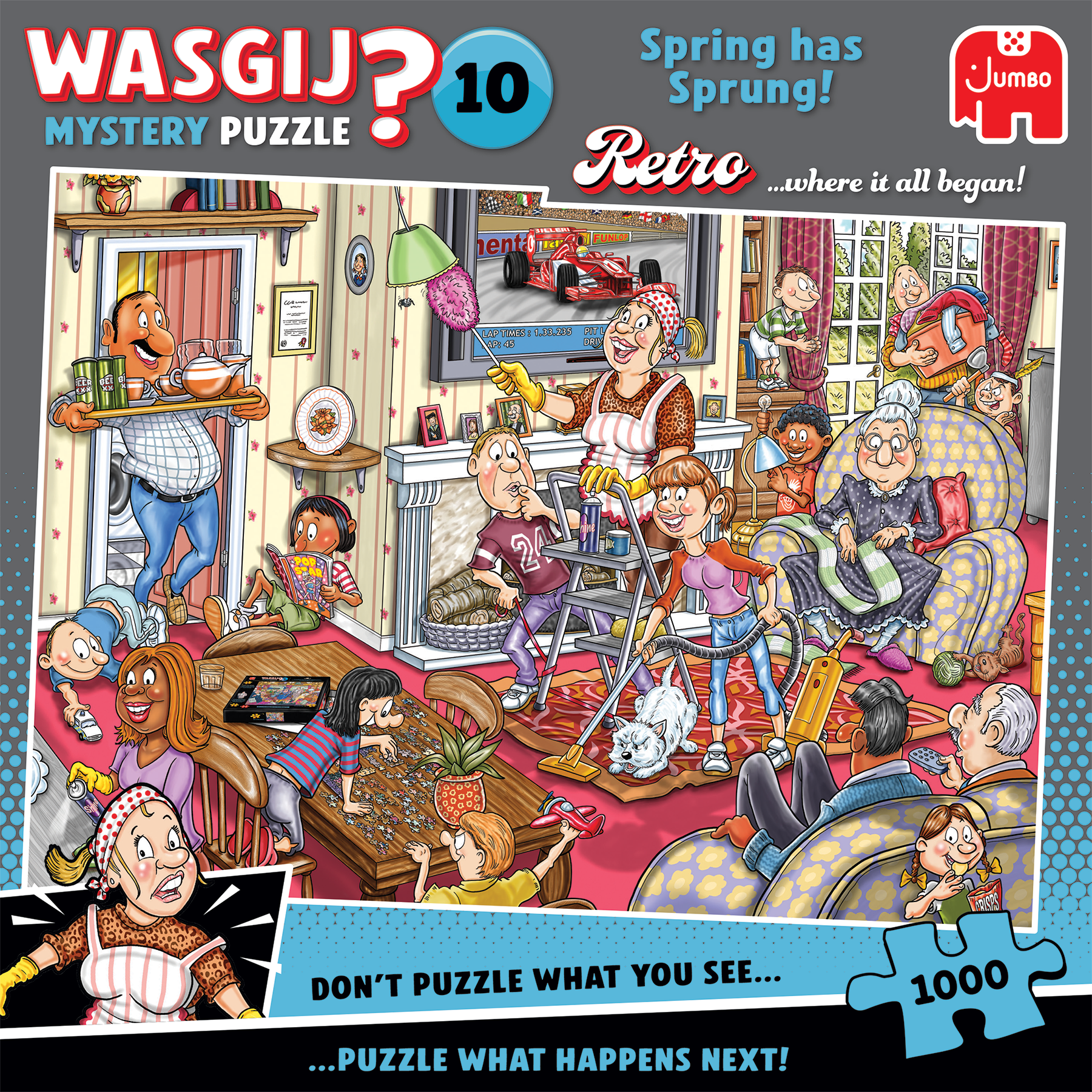 Wasgij Retro Mystery 10 - Spring has Sprung! (1000 pieces)