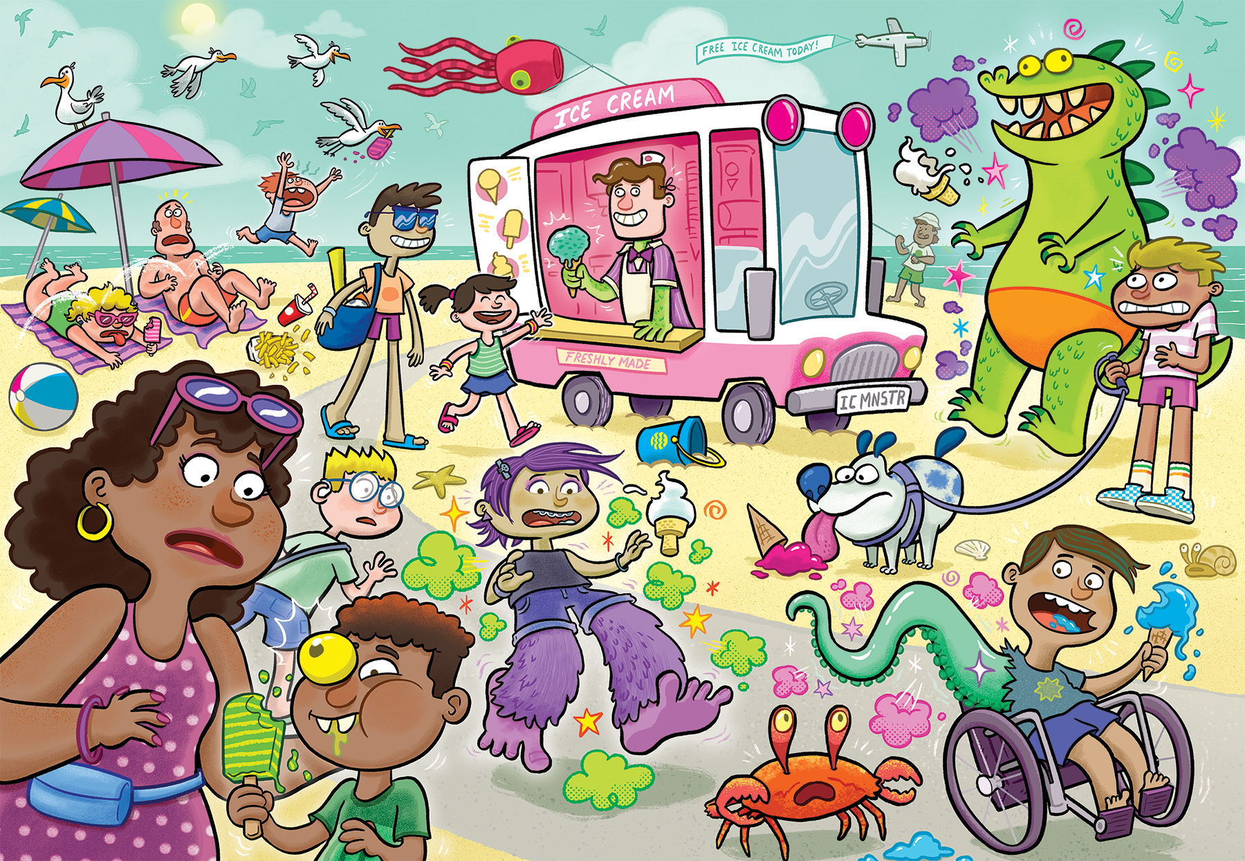 Wasgij Junior 1 - Cris glacés ! (240 pièces)