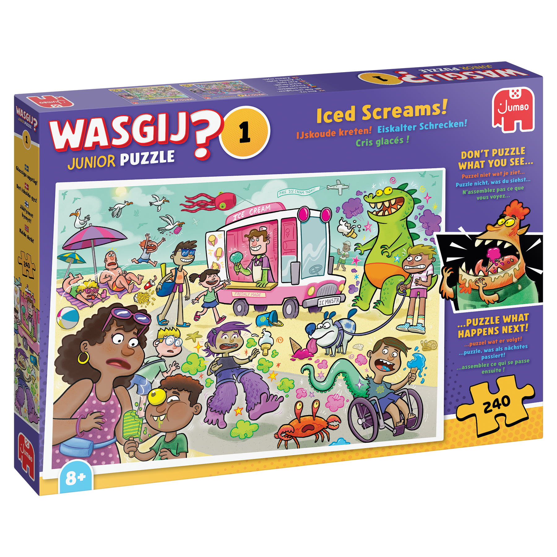 Wasgij Junior 1 - Cris glacés ! (240 pièces)
