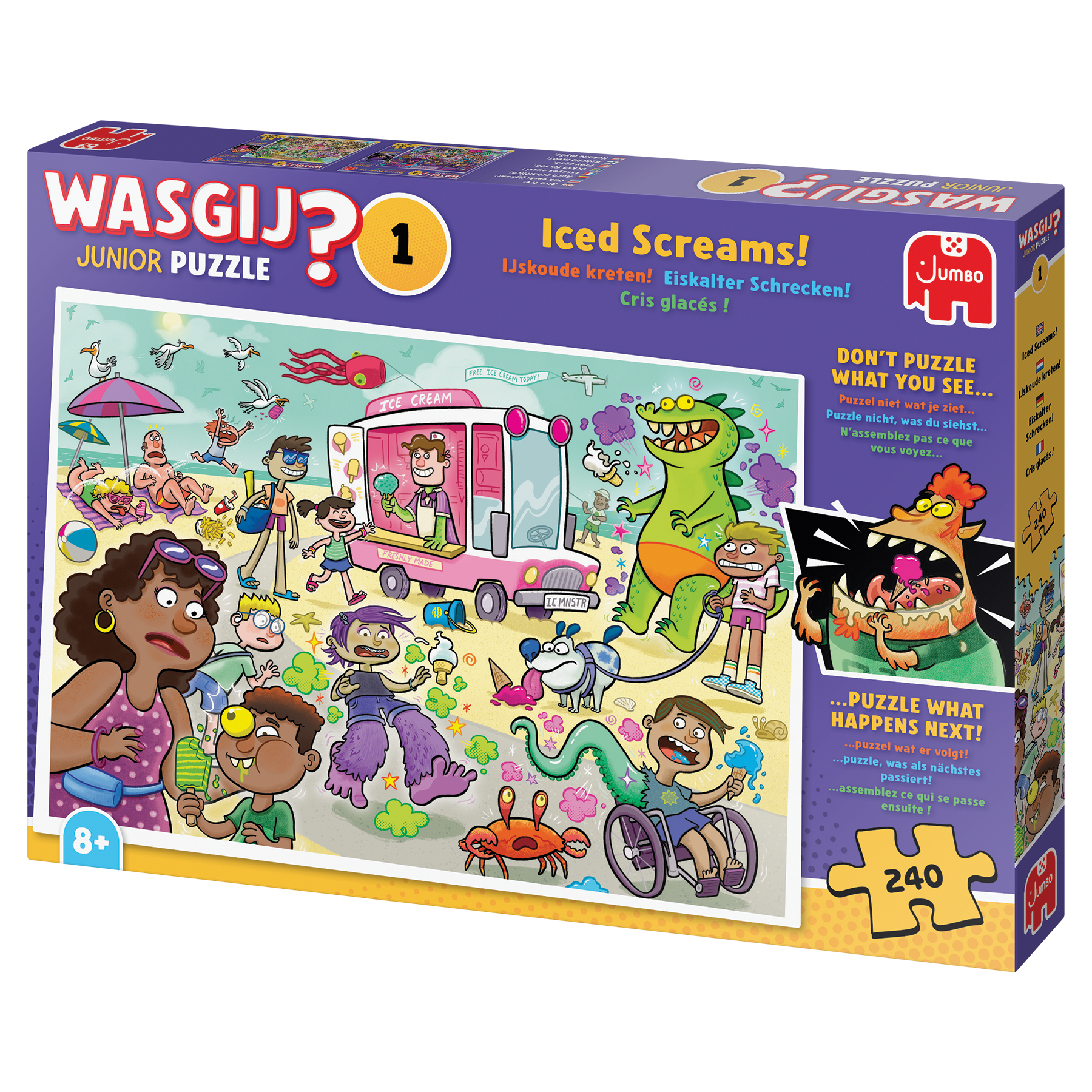 Wasgij Junior 1 - Cris glacés ! (240 pièces)