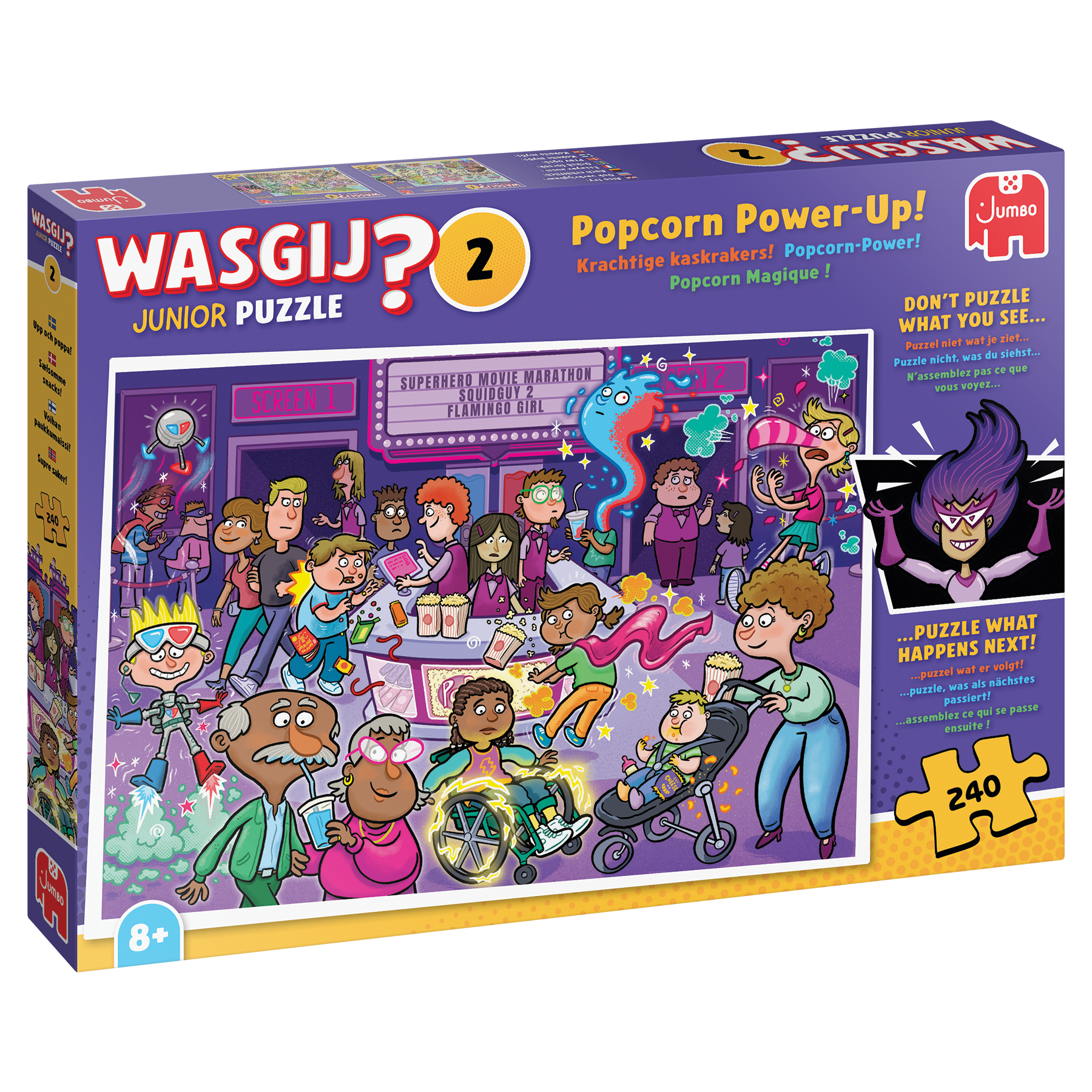 Wasgij Junior 2 - Popcorn Magique ! (240 pièces)