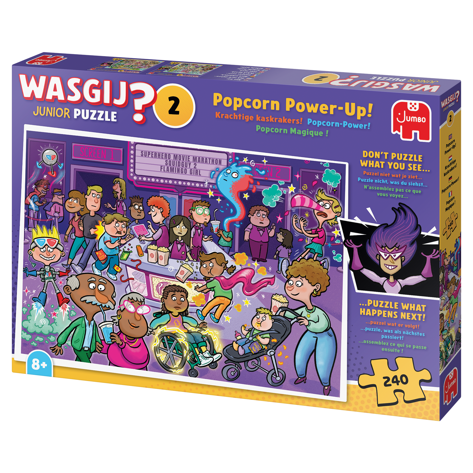 Wasgij Junior 2 - Popcorn Magique ! (240 pièces)