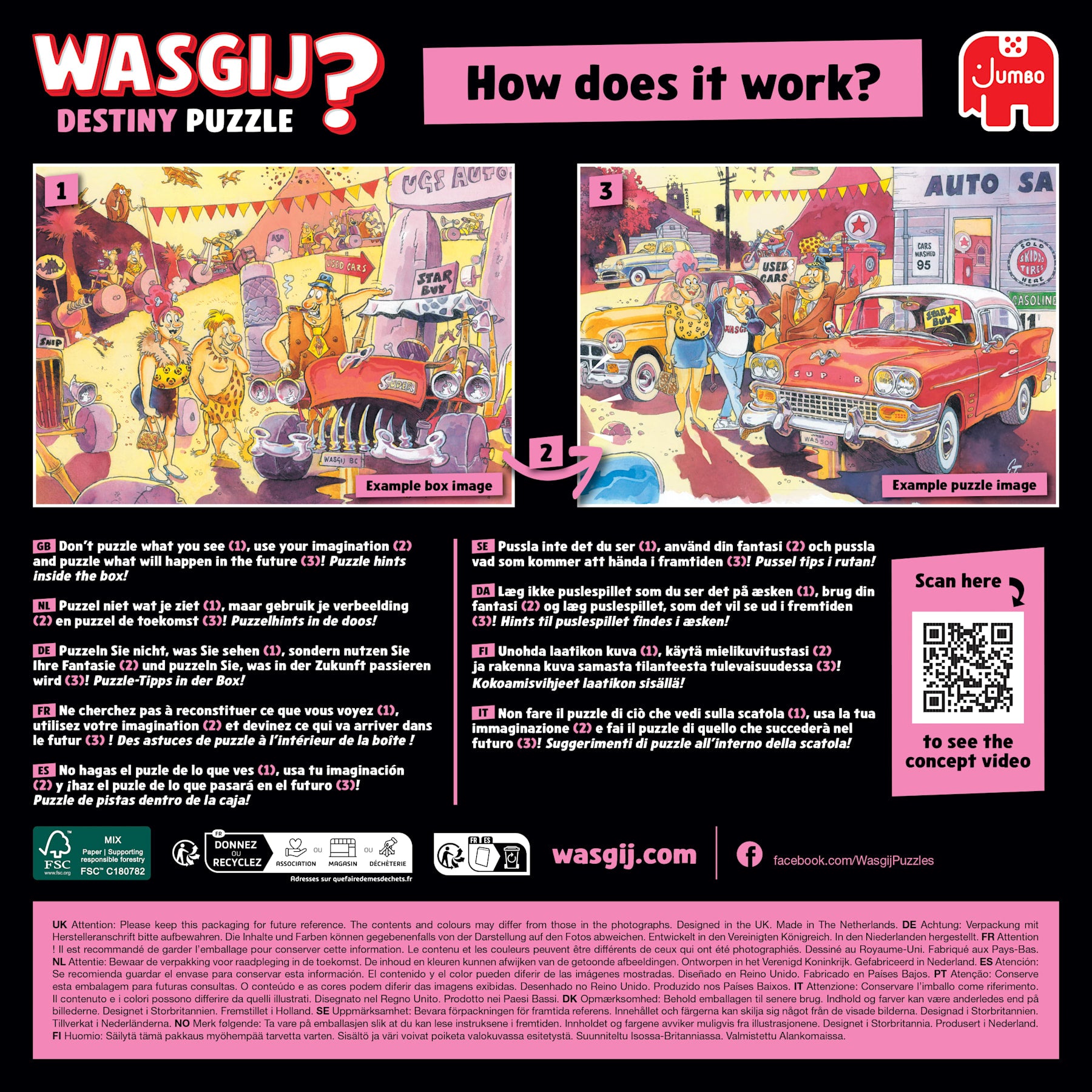 Wasgij Destiny 32 - Passie voor mode! (1000 stukjes)