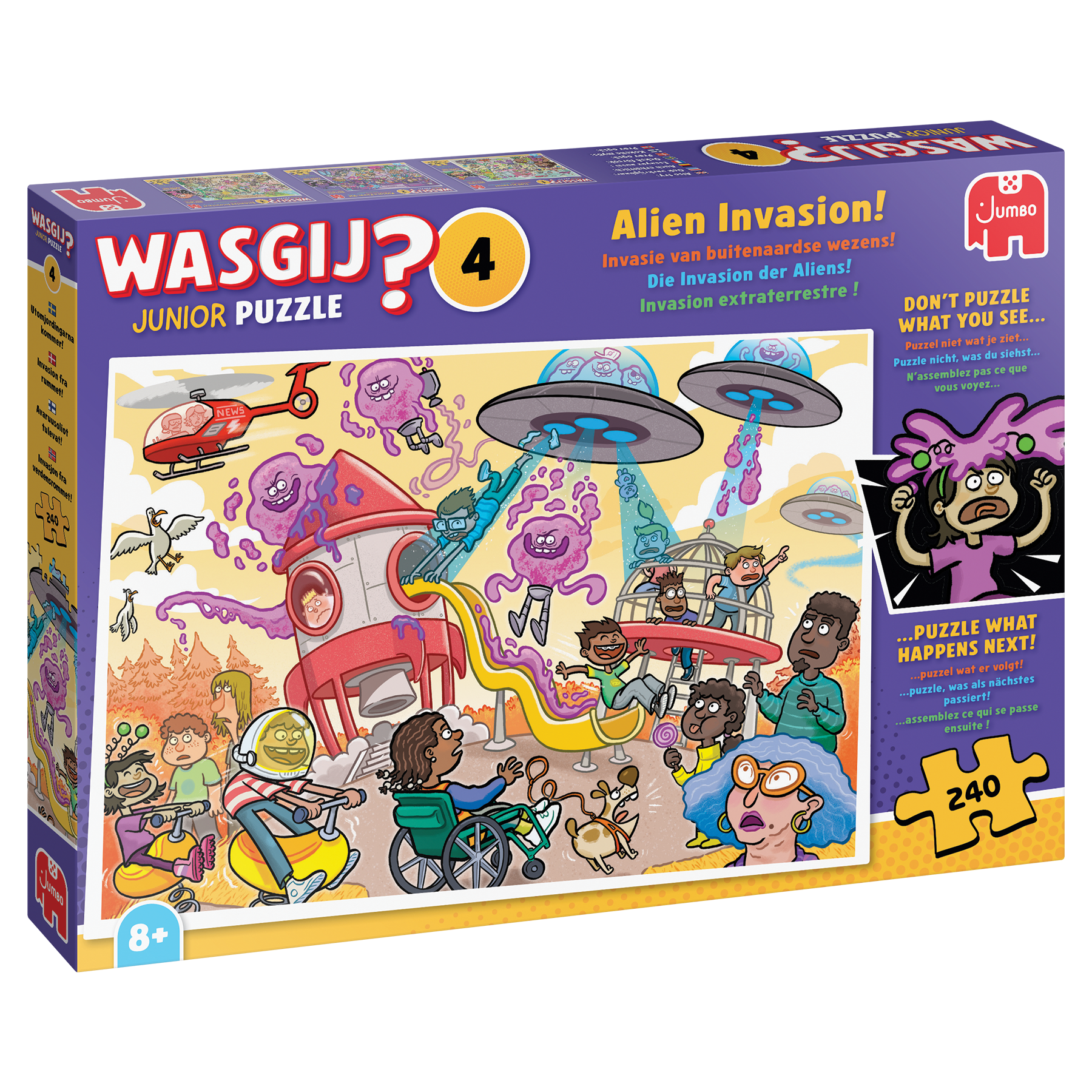 Wasgij Junior 4 - Invasie van buitenaardse wezens! (240 stukjes)
