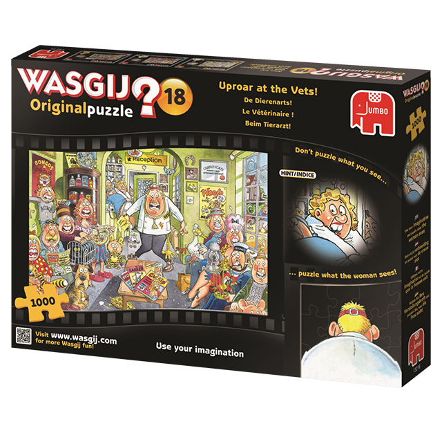 Wasgij Original 18 - Uproar at the Vets! (1000 pieces)