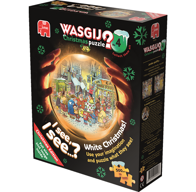 Wasgij Christmas 4 - Witte kerst (500 stukjes)