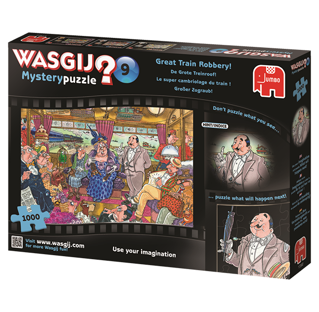 Wasgij Mystery 9 - Great Train Robbery! (1000 pieces)