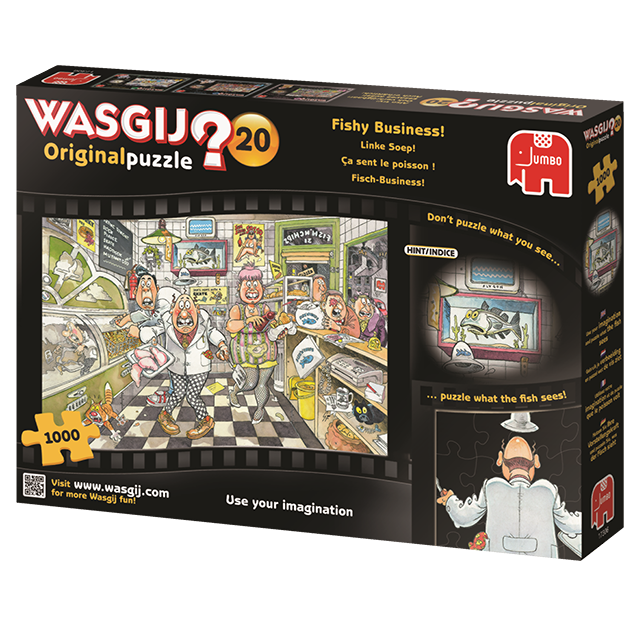 Wasgij Original 20 - Ça sent le poisson ! (1000 pièces)