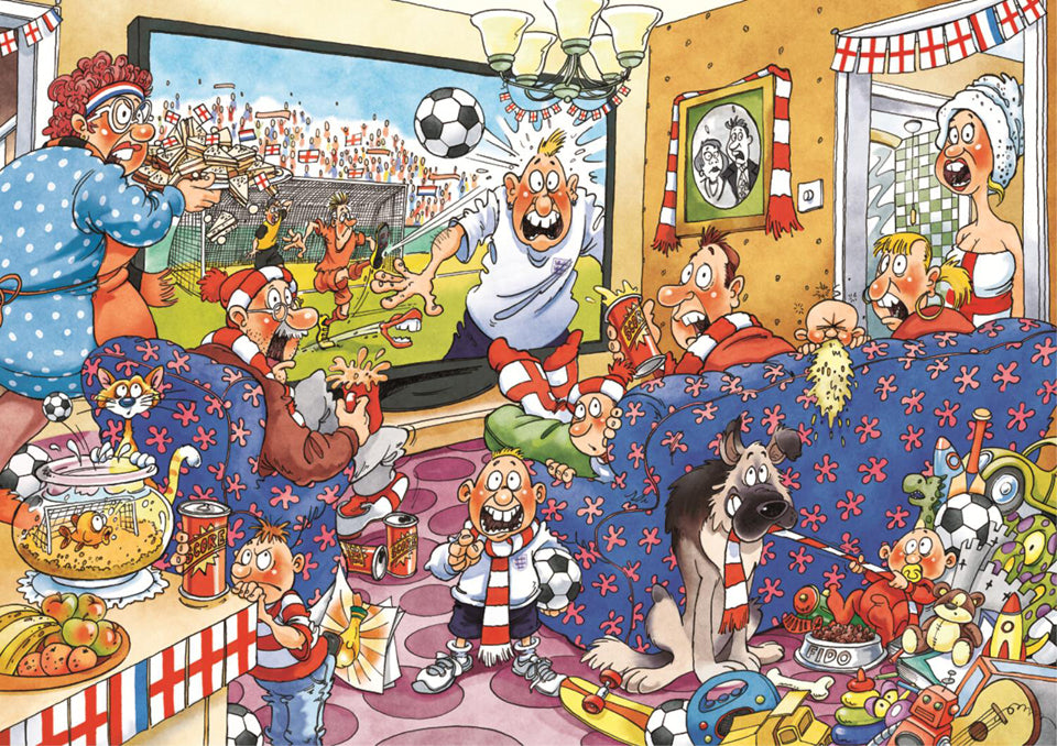 Wasgij Original 21 - Football Fever! (2x1000 pieces)