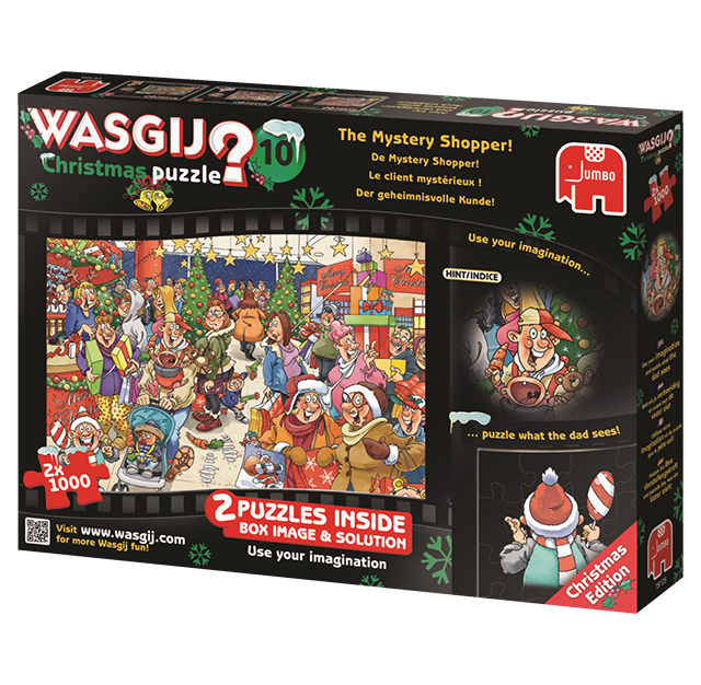 Wasgij Christmas 10 - Le client mystérieux ! (2x1000 pièces)