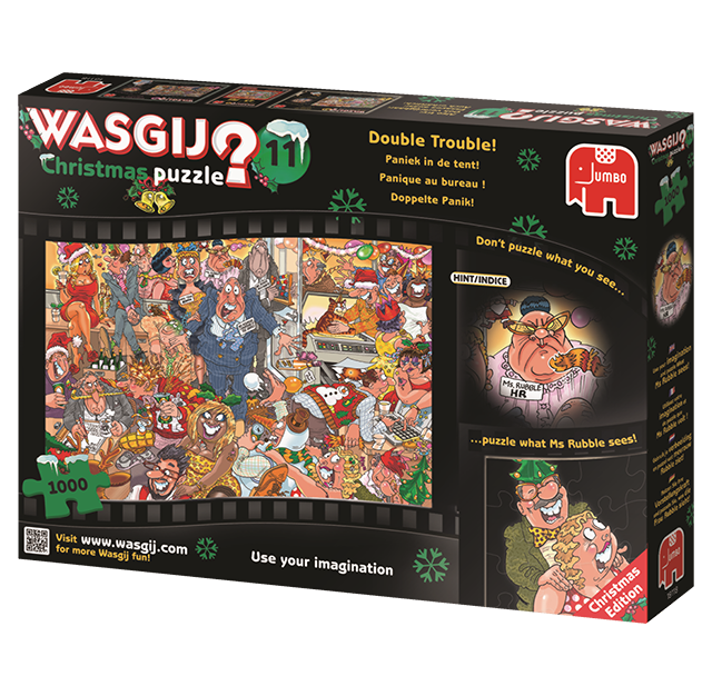 Wasgij Christmas 11 - Double Trouble! (1000 pieces)