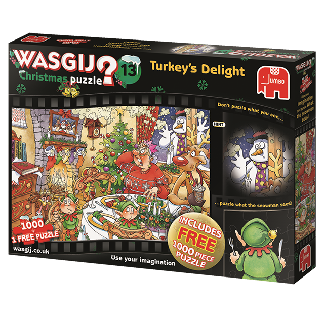 Wasgij Christmas 13 - Une délicieuse dinde glacée ? (2x1000 pièces)