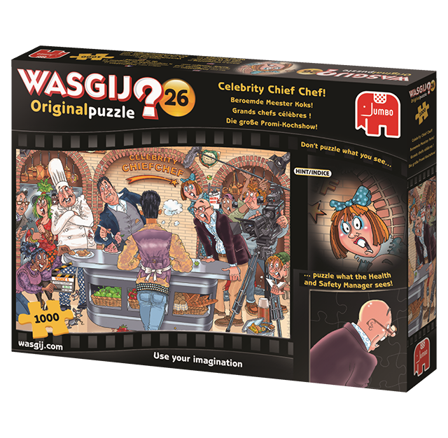 Wasgij Original 26 - Celebrity Chief Chef! (1000 pieces)