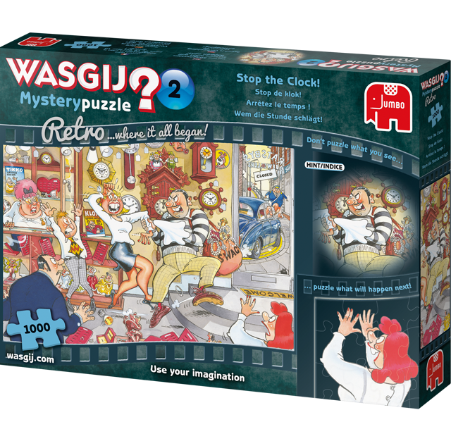 Wasgij Retro Mystery 2 - Stop the Clock! (1000 pieces)