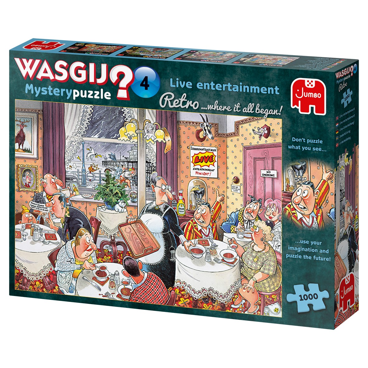 Wasgij Retro Mystery 4 Live Entertainment 1000 Pieces wasgij-retro-mystery-4-live-entertainment-1000-pieces