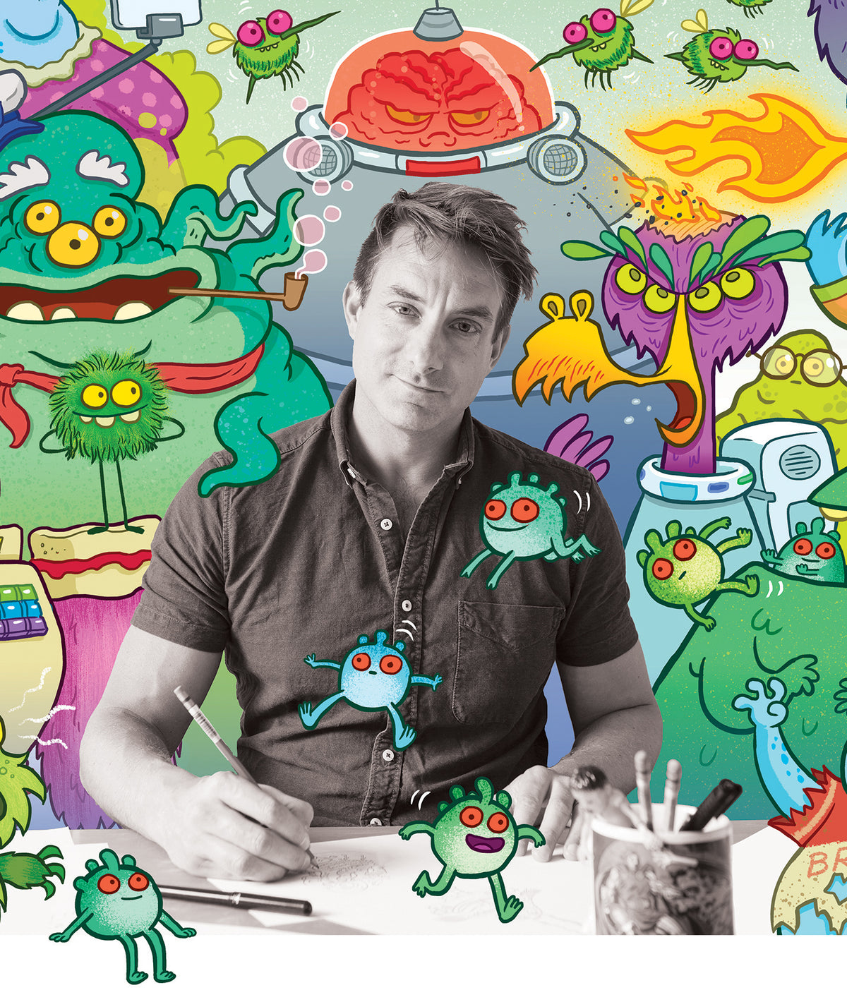 Aaron Blecha | Illustrateur de puzzles Wasgij