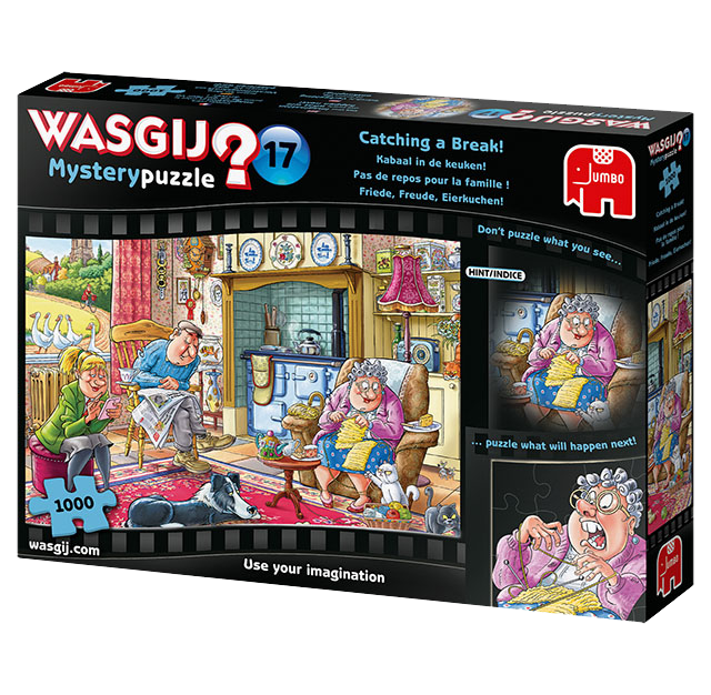 A TYPICAL BRITISH BBQ! MYSTERY 15 Brand New WASGIJ 1000 Piece Jigsaw Puzzle 